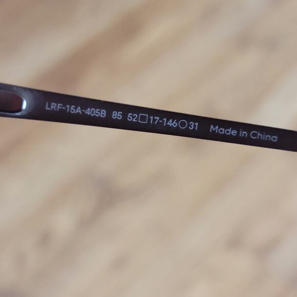 Jins J!NS Eyewear LRF-15A-405b 85 52-17-146 Metal Eyeglasses Frame - Picture 7 of 10